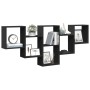 Estantería de pared madera de ingeniería negra 159x18x66 cm von , Regale und Regale - Ref: Foro24-853300, Preis: 52,14 €, Rab...