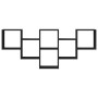 Estantería de pared madera de ingeniería negra 159x18x66 cm von , Regale und Regale - Ref: Foro24-853300, Preis: 52,14 €, Rab...