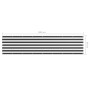 Balcony awning anthracite gray and white oxford fabric 90x400 cm by vidaXL, Umbrellas - Ref: Foro24-134881, Price: 16,11 €, D...