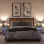 Mesitas de noche luces LED 2 uds madera ingeniería gris Sonoma von , Nachttische - Ref: Foro24-852009, Preis: 90,85 €, Rabatt: %