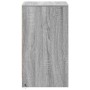 Mesitas de noche luces LED 2 uds madera ingeniería gris Sonoma by , Nightstands - Ref: Foro24-852009, Price: 92,15 €, Discoun...