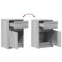 Mesitas de noche luces LED 2 uds madera ingeniería gris Sonoma von , Nachttische - Ref: Foro24-852009, Preis: 90,85 €, Rabatt: %