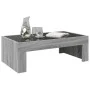 Mesa de centro con Infinity LED gris Sonoma 90x50x30 cm von , Couchtisch - Ref: Foro24-847621, Preis: 107,16 €, Rabatt: %