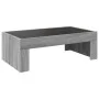 Mesa de centro con Infinity LED gris Sonoma 90x50x30 cm von , Couchtisch - Ref: Foro24-847621, Preis: 107,16 €, Rabatt: %