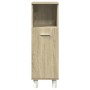 Armario de baño madera ingeniería roble Sonoma 30,5x30x95 cm von , Badezimmermöbel - Ref: Foro24-849630, Preis: 49,33 €, Raba...