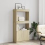 Aparador de madera de ingeniería roble Sonoma 63x33x140 cm von , Bücherregale und Regale - Ref: Foro24-855108, Preis: 69,51 €...