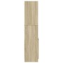 Aparador de madera de ingeniería roble Sonoma 63x33x140 cm von , Bücherregale und Regale - Ref: Foro24-855108, Preis: 69,51 €...