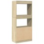 Aparador de madera de ingeniería roble Sonoma 63x33x140 cm von , Bücherregale und Regale - Ref: Foro24-855108, Preis: 69,51 €...
