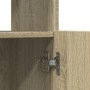 Aparador de madera de ingeniería roble Sonoma 63x33x140 cm von , Bücherregale und Regale - Ref: Foro24-855108, Preis: 69,51 €...
