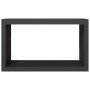 Leñero de acero negro 100x40x60 cm by , Firewood bags and holders - Ref: Foro24-850982, Price: 101,72 €, Discount: %