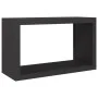 Schwarzer Stahlholzständer 100x40x60 cm von , Brennholztaschen und -halter - Ref: Foro24-850982, Preis: 112,13 €, Rabatt: %