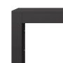 Leñero de acero negro 100x40x60 cm by , Firewood bags and holders - Ref: Foro24-850982, Price: 101,72 €, Discount: %