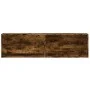Wand-TV-Möbel mit LED-Lichtern in geräucherter Eiche 140x31x38 cm von , TV-Möbel - Ref: Foro24-852373, Preis: 95,48 €, Rabatt: %