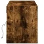 Mueble de TV de pared con luces LED roble ahumado 140x31x38 cm by , TV Furniture - Ref: Foro24-852373, Price: 95,48 €, Discou...