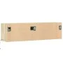Mueble de TV de pared con luces LED roble Sonoma 140x31x38 cm by , TV Furniture - Ref: Foro24-852371, Price: 94,21 €, Discoun...