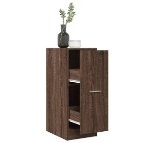 Armario botiquín madera ingeniería marrón roble 30x41x77,5 cm by , Lockers and storage cabinets - Ref: Foro24-855157, Price: ...