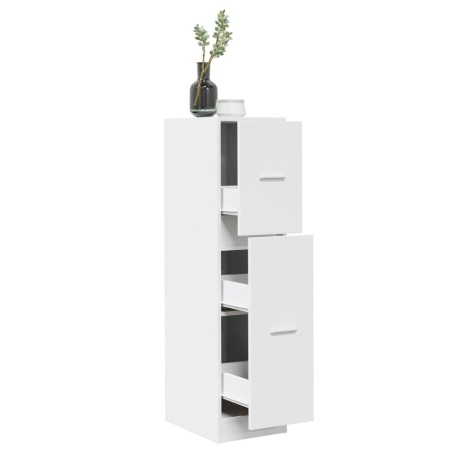 Engineered wood white medicine cabinet 30x41x118 cm by , Lockers and storage cabinets - Ref: Foro24-855160, Price: 88,57 €, D...
