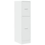 Engineered wood white medicine cabinet 30x41x118 cm by , Lockers and storage cabinets - Ref: Foro24-855160, Price: 88,57 €, D...