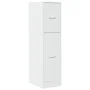 Engineered wood white medicine cabinet 30x41x118 cm by , Lockers and storage cabinets - Ref: Foro24-855160, Price: 97,31 €, D...