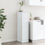 Engineered wood white medicine cabinet 30x41x118 cm by , Lockers and storage cabinets - Ref: Foro24-855160, Price: 88,57 €, D...