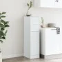 Engineered wood white medicine cabinet 30x41x118 cm by , Lockers and storage cabinets - Ref: Foro24-855160, Price: 97,31 €, D...