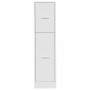 Armario botiquín madera de ingeniería blanco 30x41x118 cm de , Taquillas y armarios de almacenamiento - Ref: Foro24-855160, P...