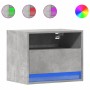 Wand-Nachttische mit LED-Lichtern, 2 Stück, Betongrau. von , Nachttische - Ref: Foro24-852068, Preis: 58,48 €, Rabatt: %