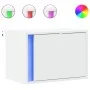 Mesita de noche de pared con luces LED blanco by , Nightstands - Ref: Foro24-852089, Price: 36,51 €, Discount: %