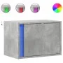 Wand-Nachttische mit LED-Lichtern, 2 Stück, Betongrau. von , Nachttische - Ref: Foro24-852096, Preis: 59,85 €, Rabatt: %