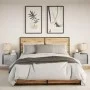 Mesitas de noche de pared con luces LED 2 uds gris hormigón de , Mesitas de noche - Ref: Foro24-852096, Precio: 59,85 €, Desc...