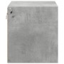 Mesitas de noche de pared con luces LED 2 uds gris hormigón de , Mesitas de noche - Ref: Foro24-852096, Precio: 60,58 €, Desc...