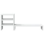 Soporte monitor organizador escritorio madera ingeniería blanco by , Computer bases and risers - Ref: Foro24-854733, Price: 2...
