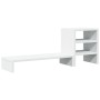 Soporte monitor organizador escritorio madera ingeniería blanco by , Computer bases and risers - Ref: Foro24-854733, Price: 2...