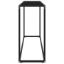 Schwarzer Konsolentisch aus gehärtetem Glas, 120 x 35 x 75 cm von vidaXL, Seitentische - Ref: Foro24-322816, Preis: 81,28 €, ...