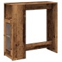 Hohes Regal mit verwittertem Holz und Regalen 101x40x103,5 cm. von , Küchen- und Esstische - Ref: Foro24-854371, Preis: 88,86...