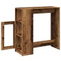 Hohes Regal mit verwittertem Holz und Regalen 101x40x103,5 cm. von , Küchen- und Esstische - Ref: Foro24-854371, Preis: 88,86...