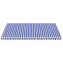 Replacement fabric for blue and white awning 5x3.5 m by vidaXL, Awnings - Ref: Foro24-311922, Price: 65,44 €, Discount: %
