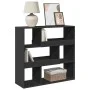 Estantería/divisor de espacios negro 100x33x94,5 cm de , Librerías y estanterías - Ref: Foro24-854437, Precio: 72,85 €, Descu...