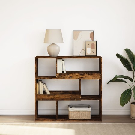 Estantería/divisor de espacios roble ahumado 100x33x94,5 cm by , Bookcases and shelves - Ref: Foro24-854440, Price: 76,61 €, ...