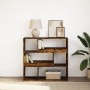 Estantería/divisor de espacios roble ahumado 100x33x94,5 cm by , Bookcases and shelves - Ref: Foro24-854440, Price: 76,61 €, ...
