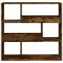Estantería/divisor de espacios roble ahumado 100x33x94,5 cm de , Librerías y estanterías - Ref: Foro24-854440, Precio: 75,52 ...