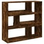 Estantería/divisor de espacios roble ahumado 100x33x94,5 cm de , Librerías y estanterías - Ref: Foro24-854440, Precio: 75,52 ...