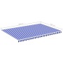 Ersatzstoff für blau-weiße Markise 5x3,5 m von vidaXL, Markisen - Ref: Foro24-311922, Preis: 65,44 €, Rabatt: %