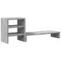 Soporte monitor con organizador escritorio madera gris Sonoma by , Computer bases and risers - Ref: Foro24-854738, Price: 24,...