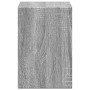 Monitorständer mit Schreibtischorganizer aus grauem Sonoma-Holz. von , Computersockel und -erhöhungen - Ref: Foro24-854738, P...