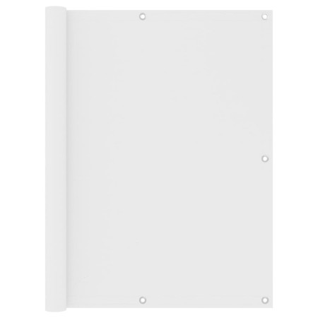 Balkonmarkise aus weißem Oxford-Stoff, 120 x 400 cm von vidaXL, Sonnenschirme - Ref: Foro24-134897, Preis: 22,87 €, Rabatt: %