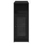 Mesa alta con estantes madera ingeniería negra 101x40x103,5 cm by , Kitchen and dining tables - Ref: Foro24-854365, Price: 99...