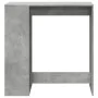 Mesa alta bar con estantes madera gris hormigón 101x40x103,5 cm by , Kitchen and dining tables - Ref: Foro24-854367, Price: 7...