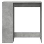 Mesa alta bar con estantes madera gris hormigón 101x40x103,5 cm by , Kitchen and dining tables - Ref: Foro24-854367, Price: 7...
