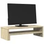 Soporte de pantalla madera ingeniería roble Sonoma 54x22x15 cm by , Computer bases and risers - Ref: Foro24-854771, Price: 22...